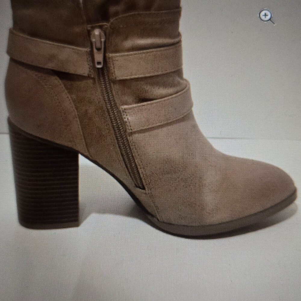 New Carlos by Carlos Santana Women's Pippin Rose Booties Sz-8 , Mauve